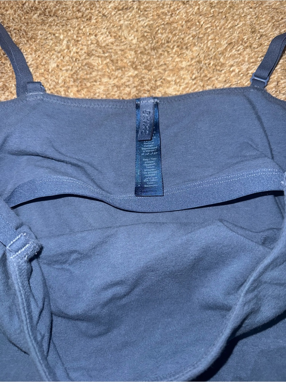 SKIMS Cotton Jersey Cami - Harbor - Picture 2 of 2
